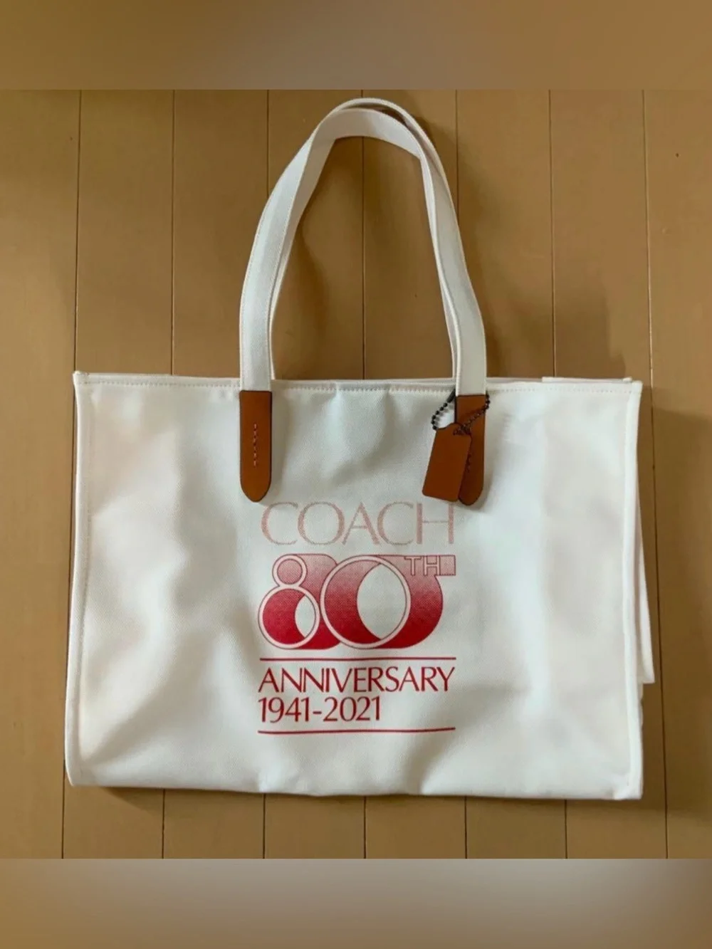Coach 80th Anniversary Tote 42 NWOT